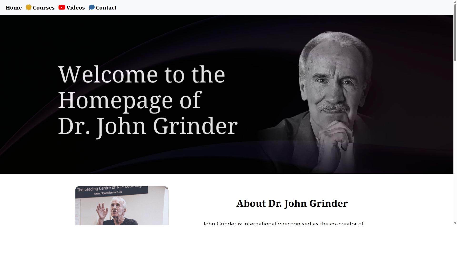 John Grinder website